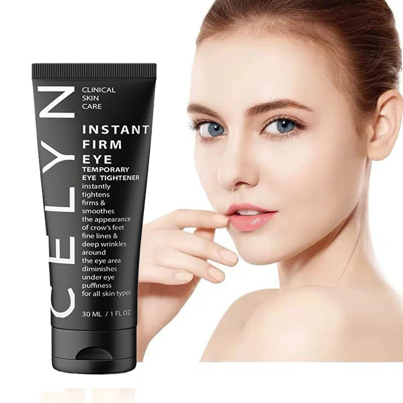 Instant Firm Eye Cream Travel Size 30Ml, under Eye Tightening Cream for Firm & Smooth the Look of Fine Lines,Dark Circles, Bags